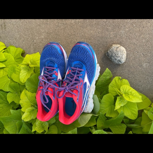 Mizuno Wave Inspire 13. Size 10 Blue/orange - Picture 8 of 8